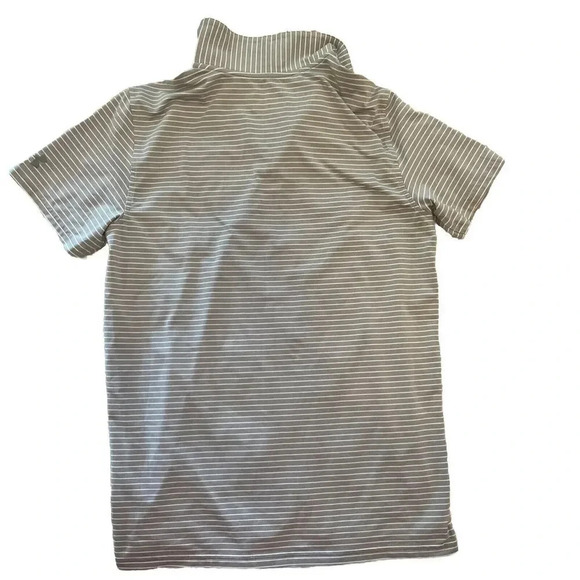 UNDER ARMOUR Heatgear Polo Shirt COLONIAL  Logo  Golf YXL Gray And White - Picture 5 of 5